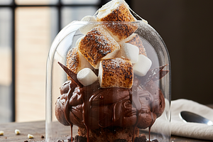 Piankowe Niebo na Czekoladowych Chmurkach