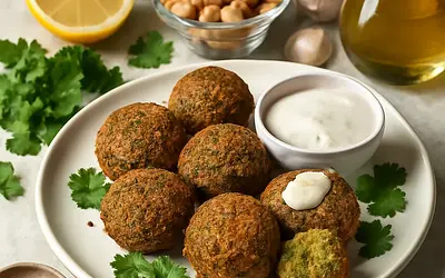 Falafel z sosem tahini