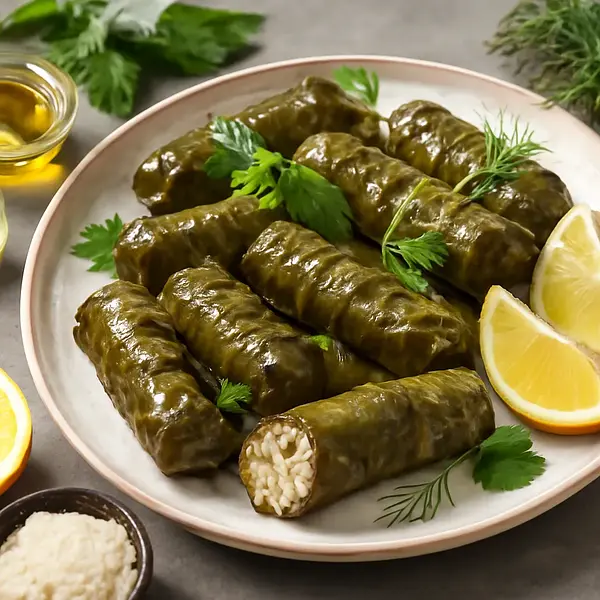 Dolma - stuffed grape leaves