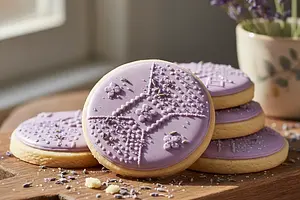 Precise Pixel Cookies with Lavender Royal Icing