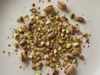 Roasted pistachios for topping