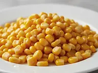 Drained canned corn