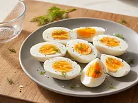 Hard-boiled eggs