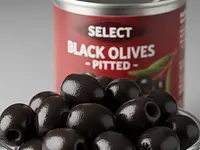 Canned black olives (pitted)