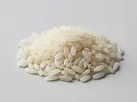 Dry white rice