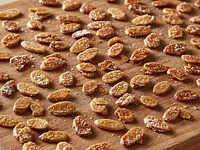 Toasted almond flakes (topping, optional)