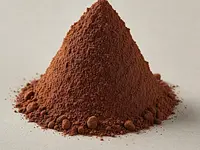Unsweetened cocoa powder for coating