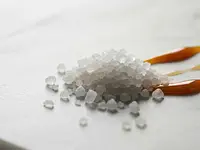 Sea salt (fleur de sel) for sprinkling