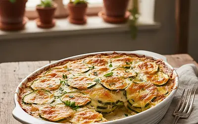 Cukinia zapiekana z serem