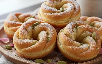 Puszyste Pączki Różane z Nutą Kardamonu