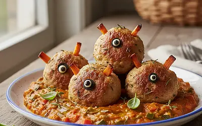 Turkey Meatballs in Hidden Vegetable Sauce