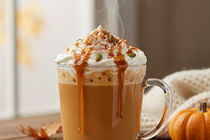 Korzenne Latte z Dynią i Solonym Karmelem