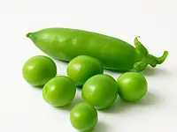 Fresh green peas