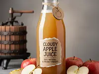 100% cloudy apple juice