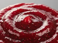 Smooth raspberry jam