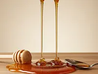 Honey or maple syrup