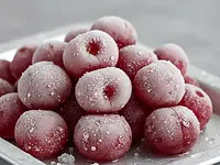 Frozen pitted cherries