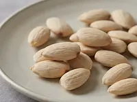 Blanched whole almonds