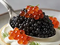 Kawior czarny lub czerwony