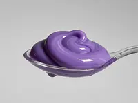 Purple gel food coloring