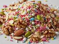 Sugar sprinkles or chopped nuts