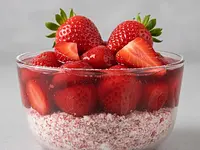 Galaretka truskawkowa w proszku