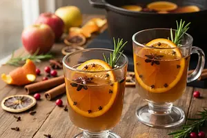 Korzenny Grzaniec Jabłkowy z Pomarańczą i Rozmarynem