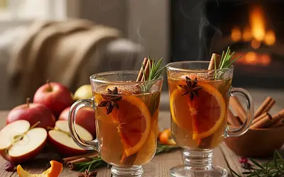 Korzenny Grzaniec Jabłkowy z Pomarańczą i Rozmarynem