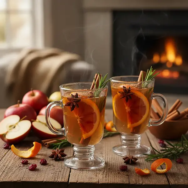 Korzenny Grzaniec Jabłkowy z Pomarańczą i Rozmarynem