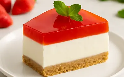 Cold Cheesecake with Jelly