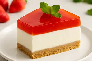 Cold Cheesecake with Jelly
