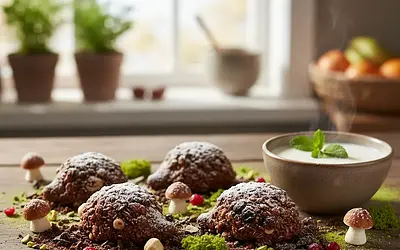 Leśne Jeżyki z Płatków Owsianych