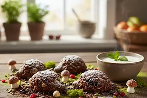 Forest Hedgehogs with Oat Flakes