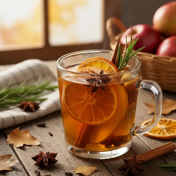 Korzenny Grzaniec Jabłkowy z Rozmarynem i Pomarańczą