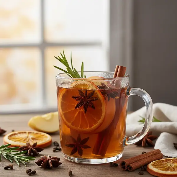 Korzenny Grzaniec Jabłkowy z Pomarańczą i Rozmarynem