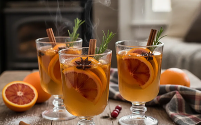 Korzenny Grzaniec Jabłkowy z Pomarańczą i Rozmarynem