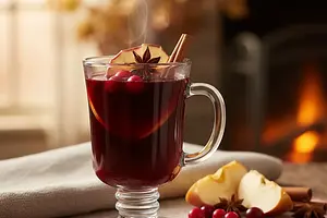 Spiced Apple-Cranberry Mulled Wine