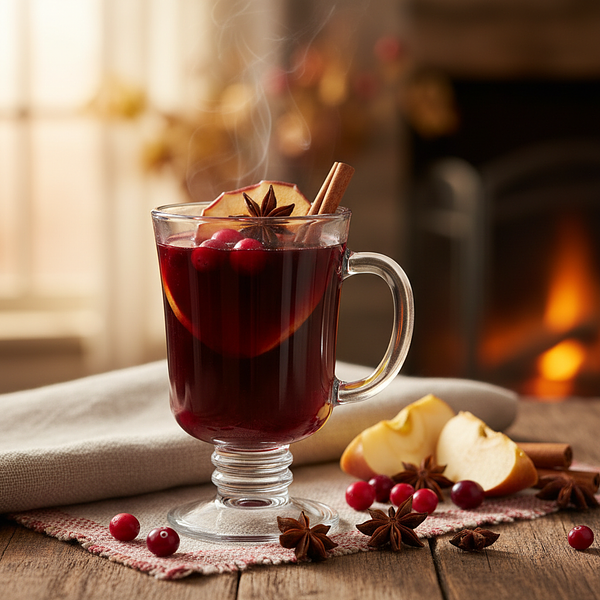 Spiced Apple-Cranberry Mulled Wine