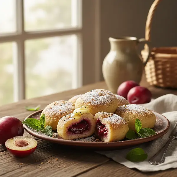 Czeskie Knedliki ze Śliwkami (Švestkové knedlíky)
