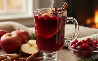 Spiced Apple-Cranberry Mulled Wine