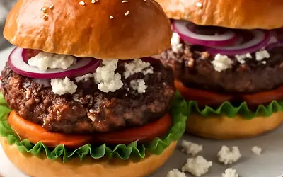 Burgery jagnięce z fetą