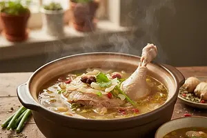 Elixir of Youth: Long-Cooked Collagen Broth with Goose