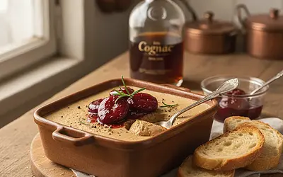 Homemade Goose Pâté with a Hint of Brandy and Plum