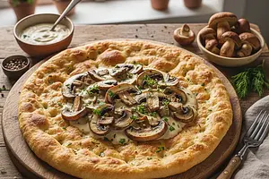 Podhale Mushrooms with Creamy Porcini Sauce