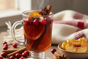 Spiced Apple-Cranberry Mulled Wine