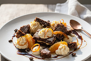 Spartak Cake with a Hint of Orange and Coffee