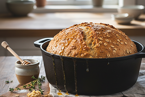 Buttermilk Honey-Oat Bread from the Pot