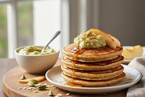 Podlasie Oat Fritters with Apple Sauce and a Hint of Cardamom