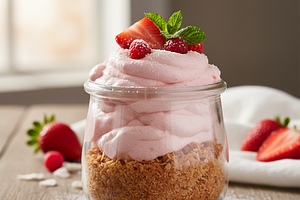 Strawberry Cloud on a Coconut Base