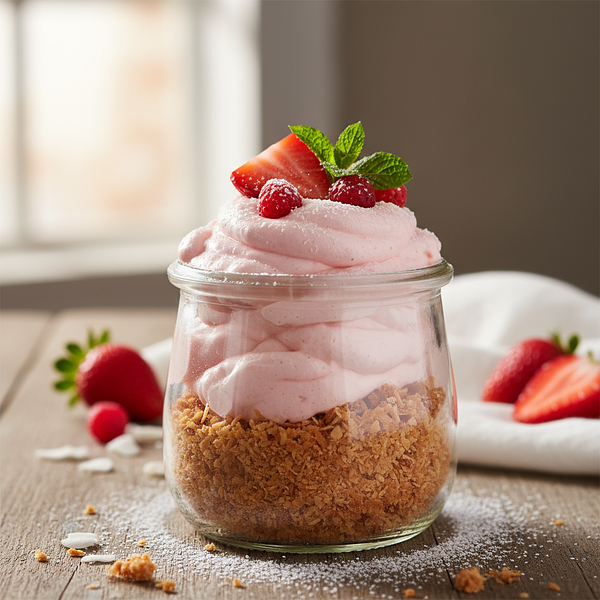 Strawberry Cloud on a Coconut Base